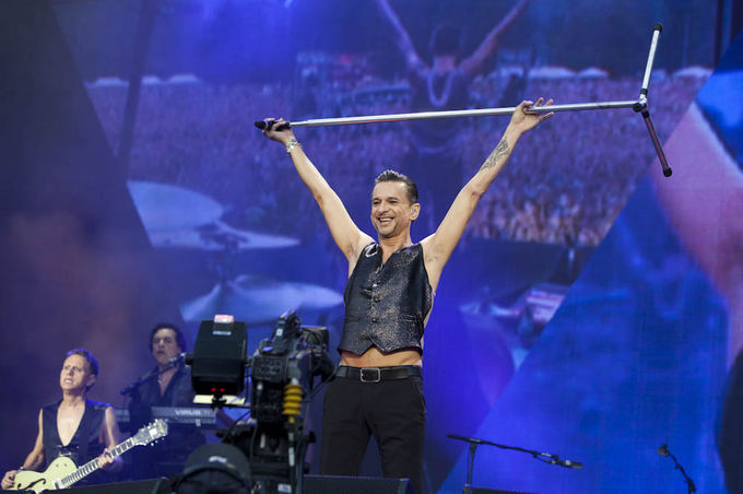 Depeche mode koncerto Vilniuje akimirka