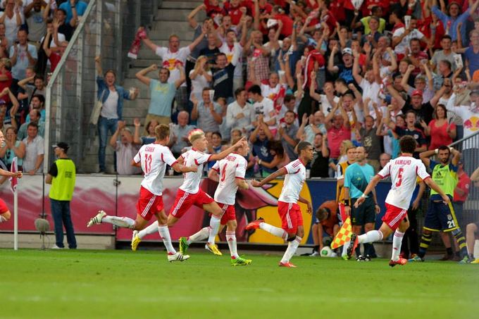 facebook.com/FCRedBullSalzburg nuotr./Zalcburgo Red Bull futbolininkai