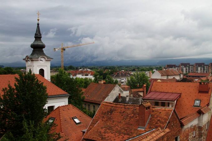 Evelinos ir Karolio nuotr./Praskrodus Kroatiją pasiekėm Liubljaną