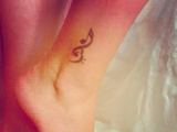 Asmeninio albumo nuotr./Rutos Andruškevičiūtės tatuiruotė