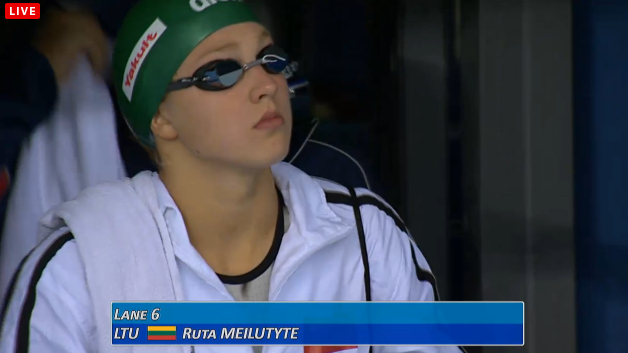 Stop kadras/Rūta Meilutytė