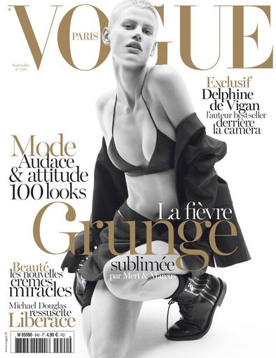 Vogue Paris nuotr. /Grunge grožis  rugsėjo mėnesio Paryžiaus mados rekomendacija. 