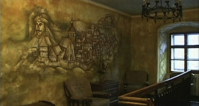 Ritos Pilipavičiūtės nuotr./Freska Drakulos restorane, vaizduojanti Vladą Tsepesą