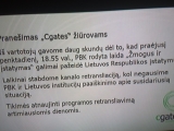 15min.lt iliustracija/Informacinis pranešimas apie PBK retransliavimo nutraukimą