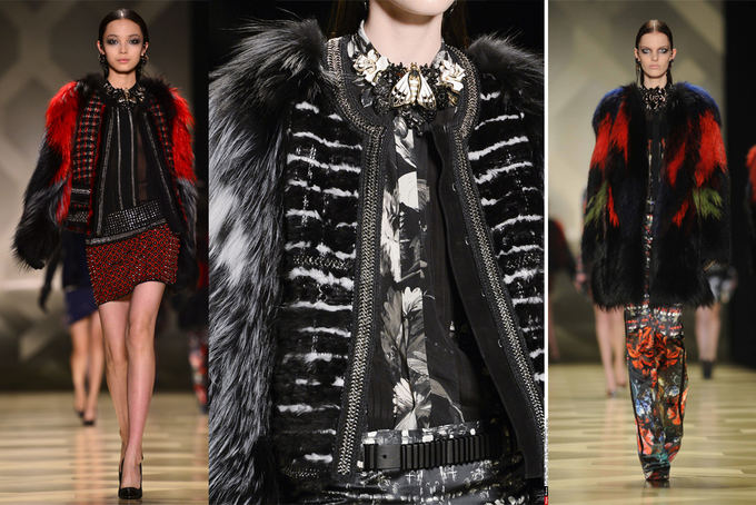 Scanpix nuotr. / Roberto Cavalli kolekcija Milano mados savaitėje. 