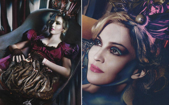 louisvuitton.com nuotr. / 2009 m. ruduo. Reklaminis veidas  popmuzikos dievaitė Madonna.