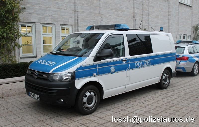 Vokietijos Federalinės policijos pareigūnų naudojamas „VW Transporter“, varomas keturiais ratais – 2016 m. gamybos