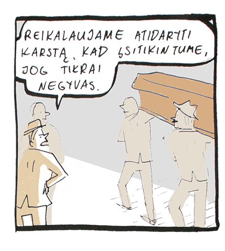 Jokūbo Šerno komiksas.