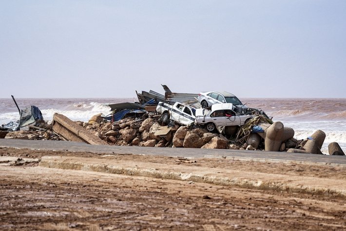 AFP-Scanpix nuotr./ Potvynis Libijoje