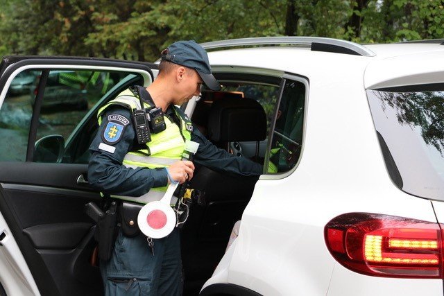 Kauno apskrities policijos nuotr./Kauno policijos vykdomos patikros