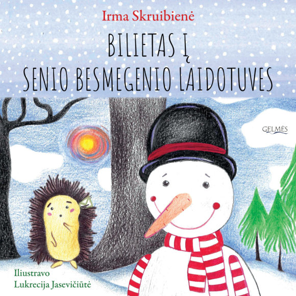 Iliustravo Lukrecija Jasevičiūtė, maketavo Aistė Tarabildienė/Knygos „Bilietas į senio besmegenio laidotuves“ viršelis