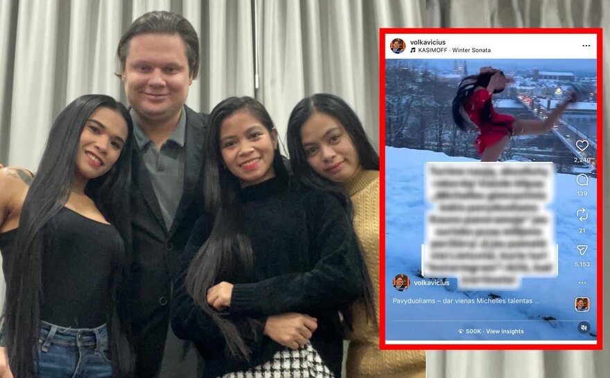 Gytis Volkavičius su 3 žmonomis muša rekordus: „pavyduoliams“ skirtas  vaizdo įrašas surinko pusę milijono peržiūrų | Vardai | 15min.lt