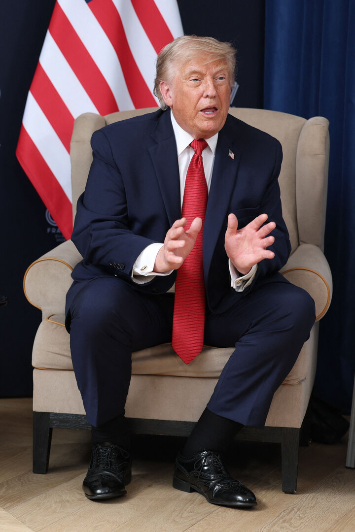 Donaldas Trumpas atsisakė kalbėti apie Vladimiro Putino atsakomybę už tai, kad karas vis dar tęsiasi