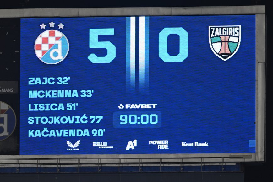 „Scanpix“ nuotr./Zagrebo „Dinamo“ – „Kauno Žalgiris“