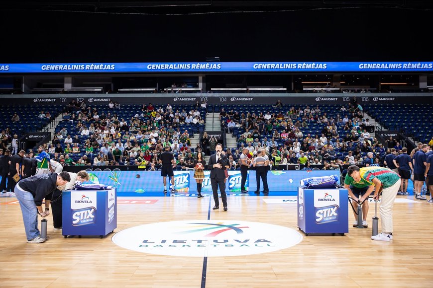 „LTU Basketball“ nuotr./Lietuvos krepšinio rinktinės rungtynės