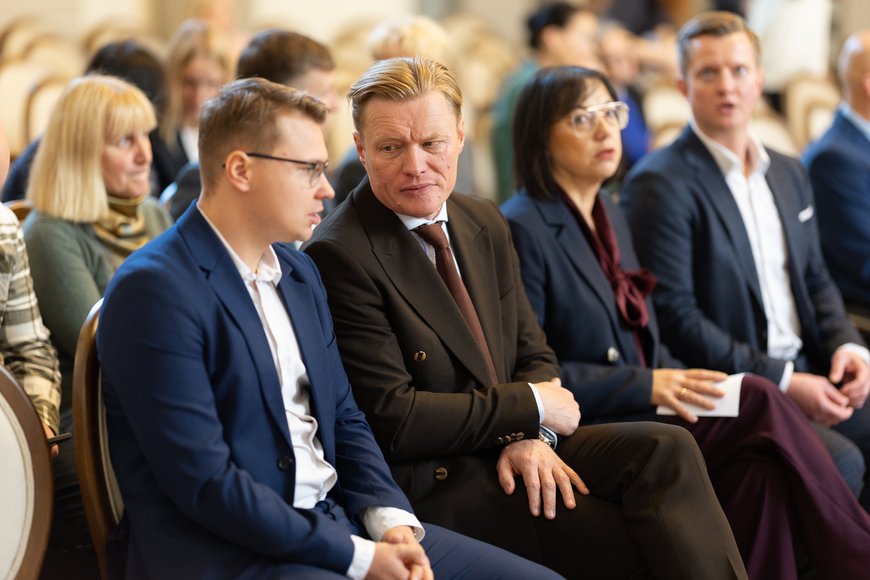 Sauliaus Čirbos nuotr./Aleksandras Rybakovas ir ŠMSM viceministras Giedrius Grybauskas
