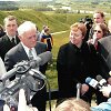Oficialaus sertifikato, liudijančio Kernavės archeologinės vietovės įtraukimą į UNESCO paveldo sąra&scaron;ą, įteikimo ceremonija