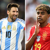 Lionelis Messi ir Lamine'as Yamalis