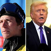 Hunteris Hessas (kairėje) ir Donaldas Trumpas (de&scaron;inėje)