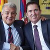 Joanas Laporta ir Xavi Pascualis