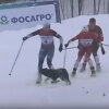 &Scaron;uo įbėgo į slidinėjimo varžybų Rusijoje trasą, o dvi sportininkės krito.