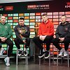 Spaudos konferencija prie&scaron; finalą