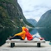 Turistai Norvegijoje