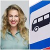 Kristina Nemaniūtė-Gagė / Vie&scaron;ojo transporto stotelės ženklas