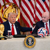 Donaldas Trumpas ir Gianni Infantino