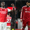 Bukayo Saka ir Mohamedas Salahas