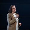 Sveikinimo žodį sako Sveikatos apsaugos ministrė Marija Jakubauskienė