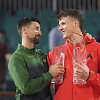 Novakas Džokovičius ir Jakubas Mensikas