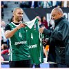 S.Francisco (de&scaron;ineje) stengėsi, bet nesugadino &scaron;ventės ASVEL savininkui T.Parkeriui ir jo pagerbtai klubo legendai  D.Ruddui.