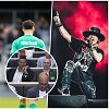 &bdquo;Kauno Žalgirio&ldquo; futbolininkai, Mantas Kalnietis, Eimantas Pūras ir &bdquo;Guns N' Roses&ldquo;