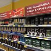 Geltonos kainų etiketės
