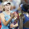 Jelena Rybakina ir Victoria Mboko