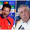 Diego Simenone ir Carlo Ancelotti kalbėjo apie Madrido derbį Čempionų lygoje.