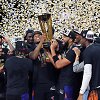 &bdquo;New York Knicks&ldquo; krep&scaron;ininkai su NBA taure