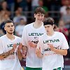 Krep&scaron;inio rungtynės: Lietuvos rezervinė rinktinė &ndash; Jordanijos rinktinė. Deividas Sirvydis, Jonas Pauk&scaron;tė, Ignas Sargiūnas.