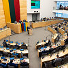 Eurokomisaras Andrius Kubilius Seime
