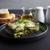 Lazanija su pesto ir sūriais
