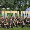 Tėvynės labui! Eglė kartu su vyru Rimvydu ir kitais ką tik prisiekusiais &scaron;auliais
