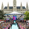 &bdquo;Eurovizijos&ldquo; turkio spalvos kilimo ceremonija Vienoje