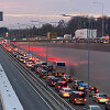 Didžiulė spūstis Vilniuje, Žirnių gatvėje
