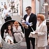 Veronikos Naumovaitės-Kazilionės sūnaus Dominyko krik&scaron;tynų akimirka
