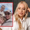 Elena Puidokaitė su vaikais
