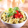 Makaronai su pomidorais ir pesto