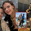 Aktorė Karolina Kriukelytė-Slavinskienė su &scaron;eima