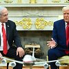 Benjaminas Netanyahu ir Donaldas Trumpas
