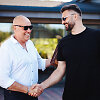 Svečiuose pas &Scaron;arūną Marčiulionį vyko dokumentinio serialo &bdquo;Pionieriai&ldquo; peržiūra. Rimas Kurtinaitis ir Linas Kleiza